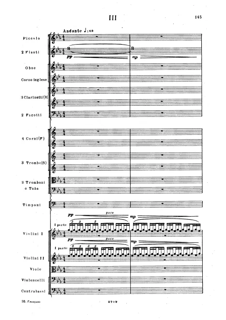 III. Andante - Allegro