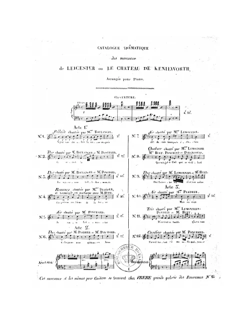 No.7, Air: "Ah! de ces transports éclatans" (Act II, No.7b)