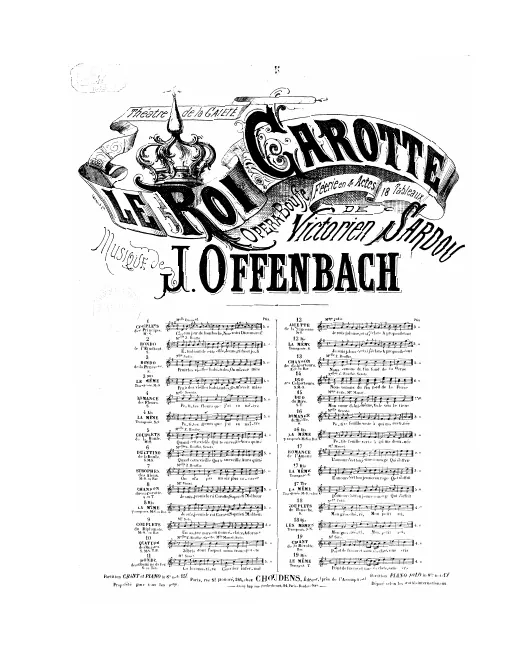 No.5, Couplets de la boule: "Quand cette vieille" (Act I, No.6)