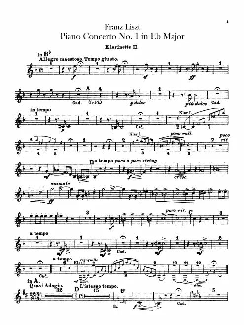 Clarinet 2 (B♭/A)