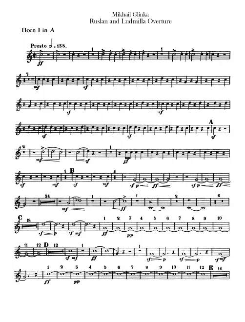 Horn 1, 2 (A)