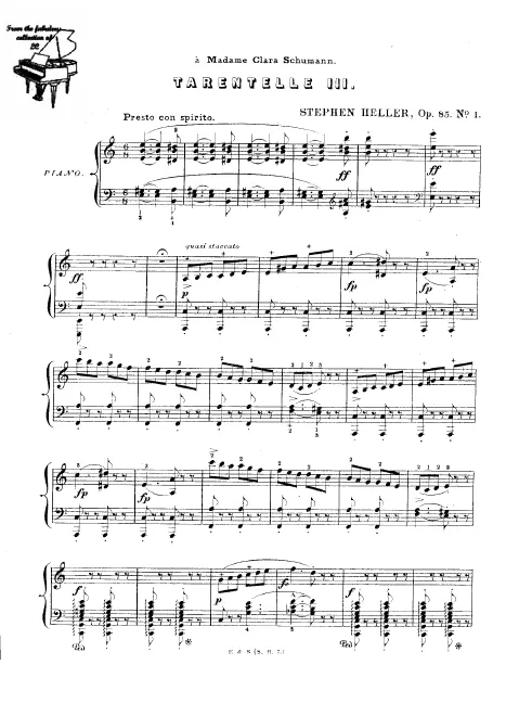 1. Tarantelle in A minor