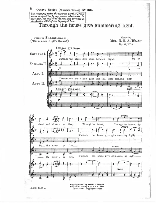 3. Through the House Give Glimmering Light