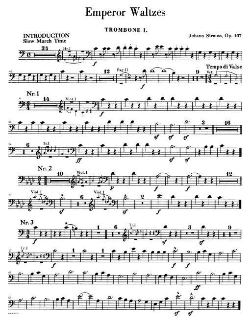 Trombone 1, 2, 3 (Bass)