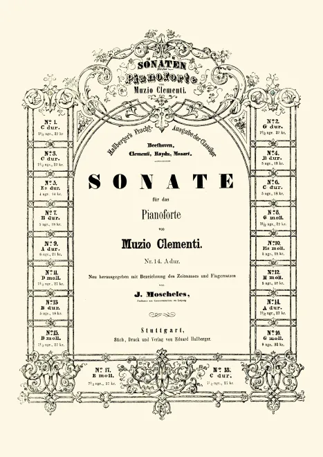 Sonata No.1 in A major (Monochrome)