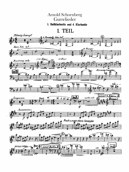 Clarinet 4 (A)/Bass Clarinet 1 (B♭/A)