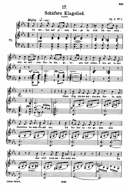 Complete Score (Original/high voice, C minor)