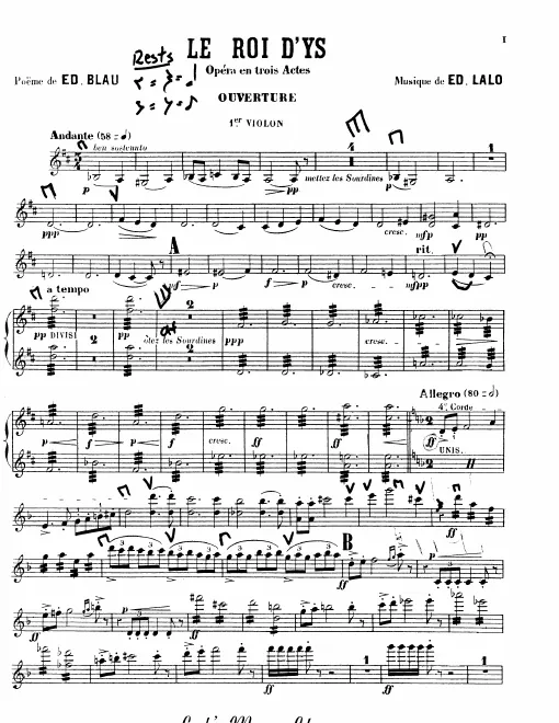 Violins I (with Bowings)
