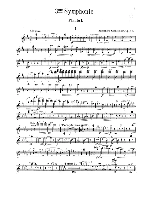 Flute 1, 2, 3/Piccolo