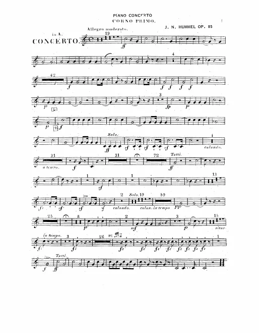 Horn 1, 2 (A/F)