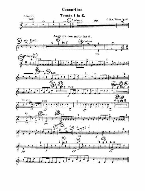 Trumpet 1, 2 (E)