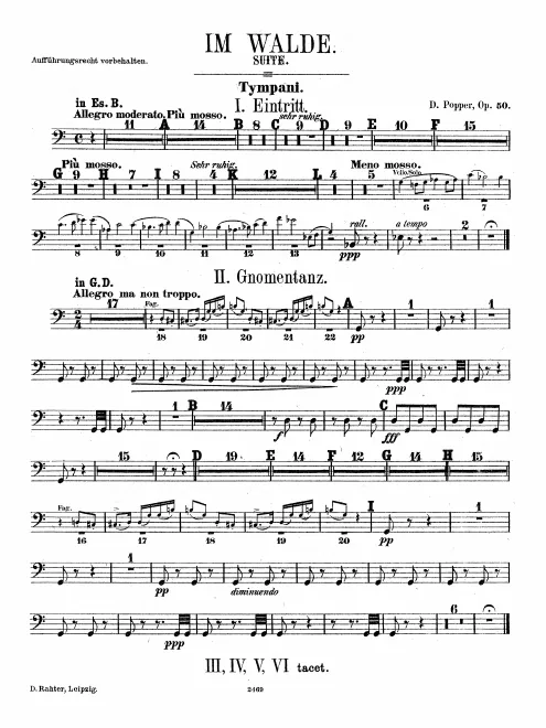 Timpani, Triangle