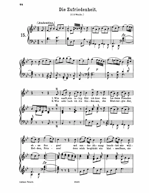 Complete Score (original / high voice, B♭ major)