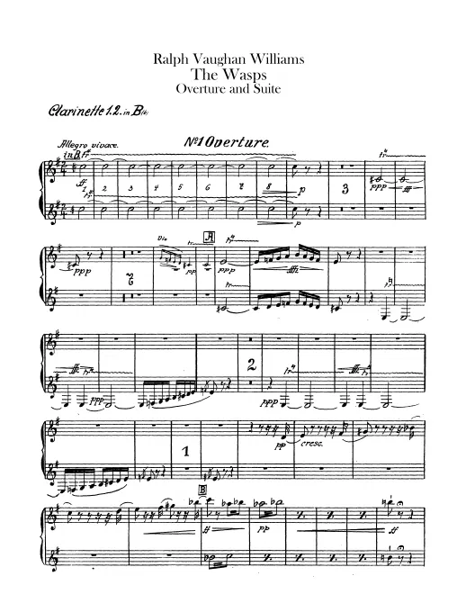 Clarinet 1/2 in B♭
