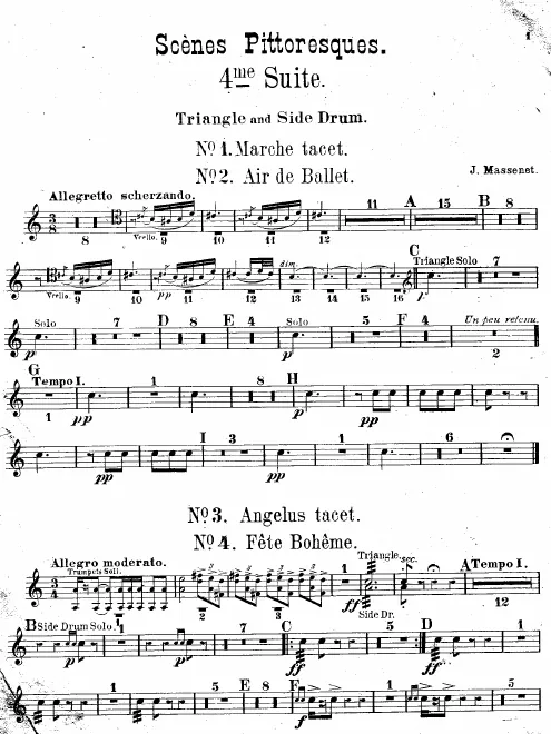 Triangle/Snare Drum