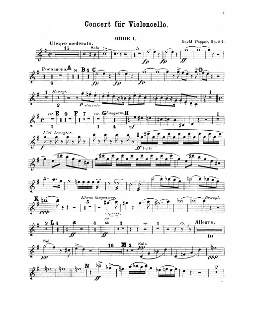 Oboe 1, 2