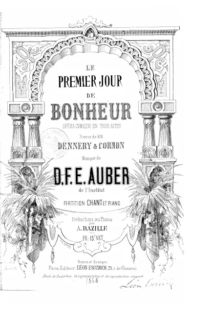 Preliminaries Overture Act I (Nos. 15) Act II (No. 6)