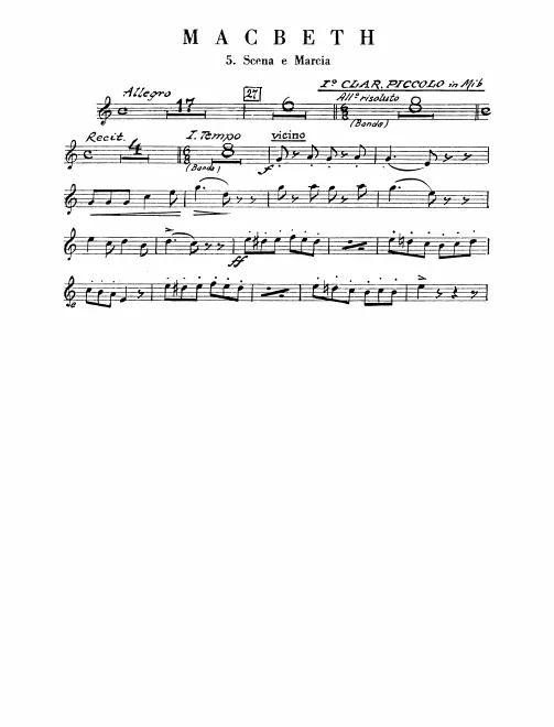 Piccolo Clarinet 1 (E♭)