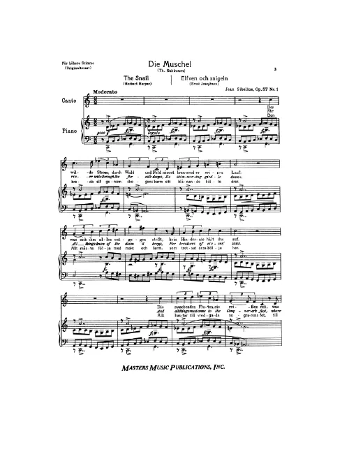 Complete Score for Higher Voice