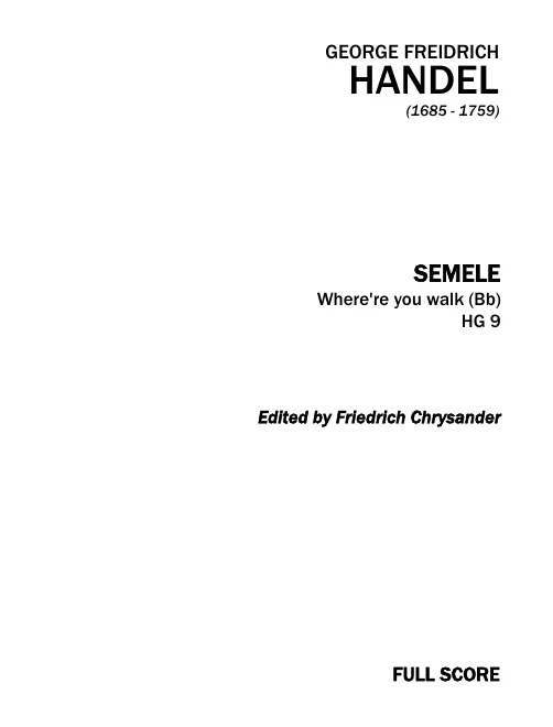 Complete Score (original key, (B♭ major)