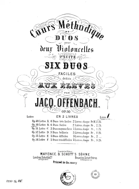 Book I (Nos.1-3): Complete Parts