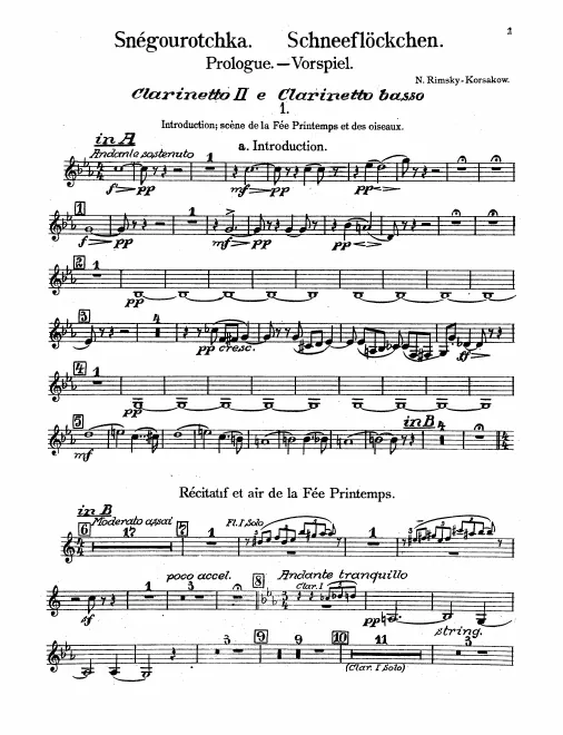 Clarinet 2/Bass Clarinet (A/B♭)