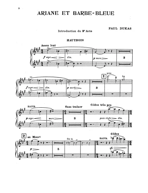 Oboe 1/2, English Horn