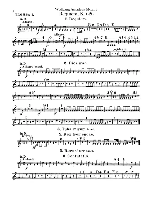 Trumpet 1, 2 (D, B)