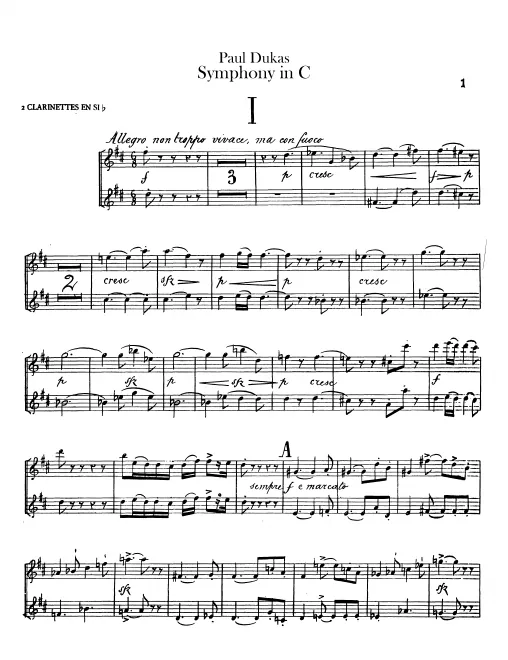Clarinet 1/2 (in B)