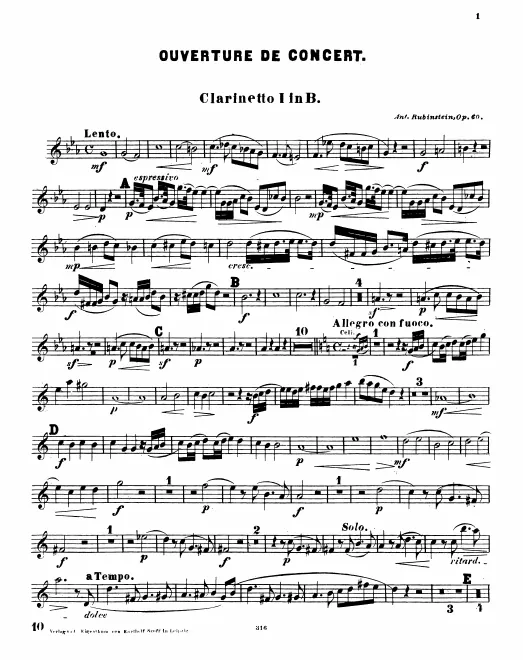Clarinet 1, 2 (B)
