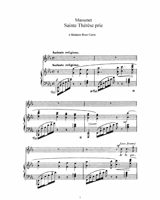 Complete Score (E♭ Major: high voice and piano)