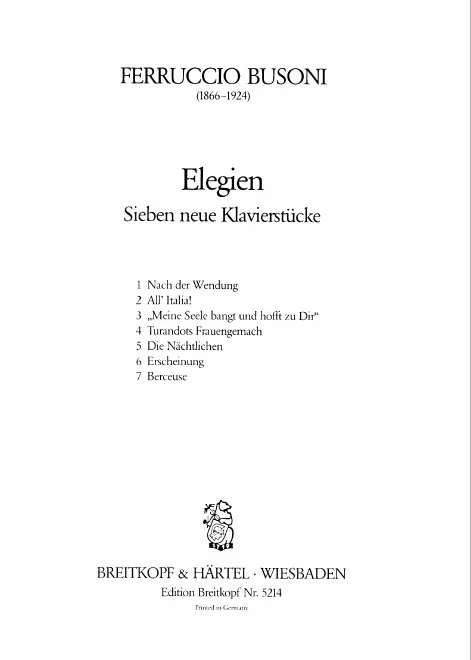 1. Nach der Wendung