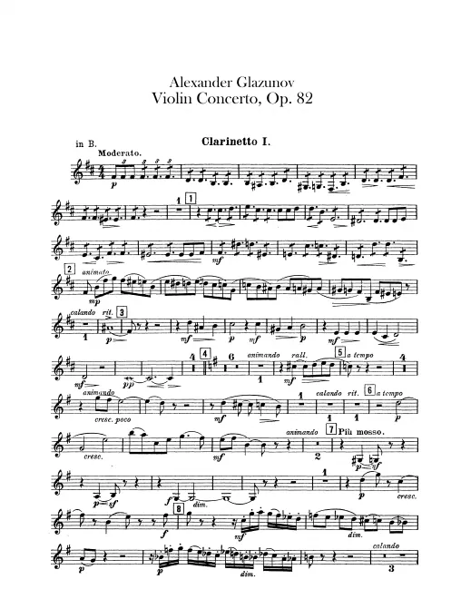 Clarinet 1, 2 (B/A)