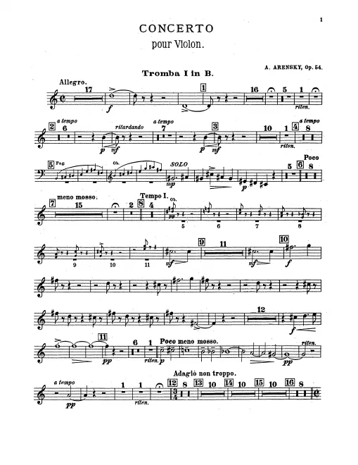Trumpet 1, 2 (B♭)