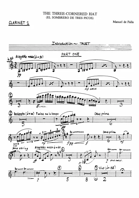 Clarinet 1 (A/B♭)