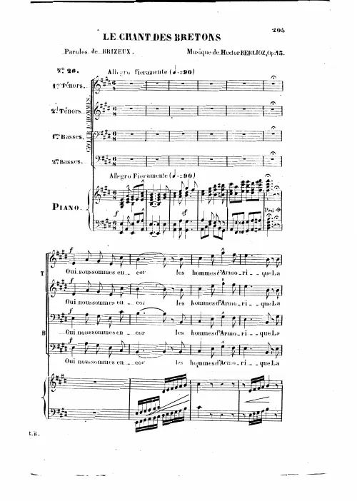 5. Le chant des Bretons, H 71B