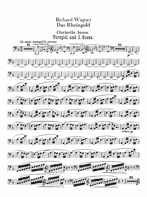 Bass Clarinet (B♭/A)