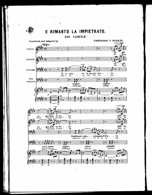 E Rimasto La Impietrato (Act II)