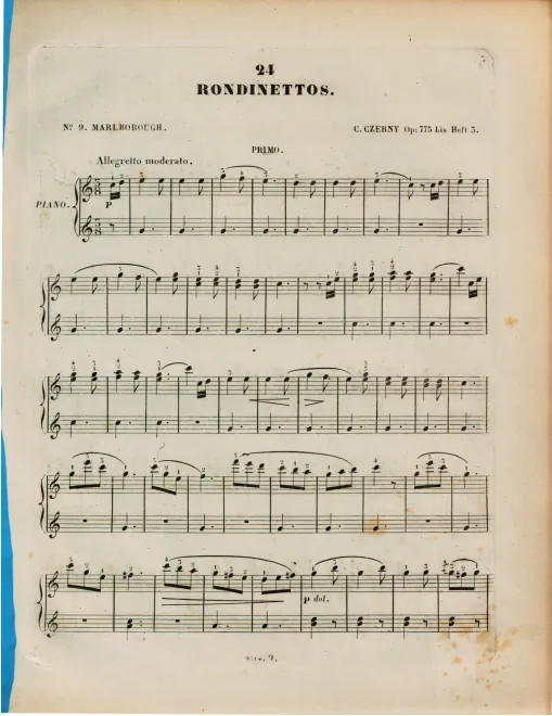9. Marlborough (p.1 missing)