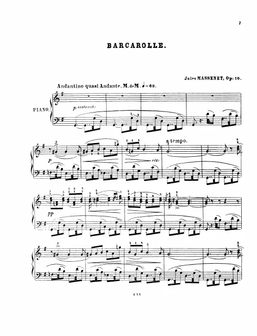 3. Barcarolle