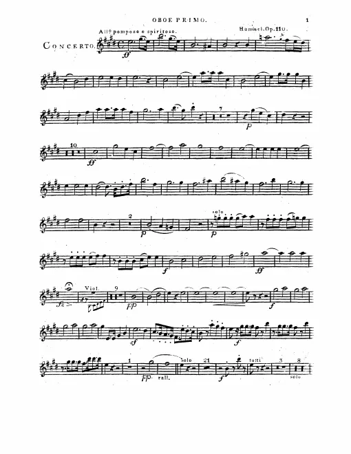 Oboe 1, 2