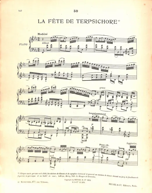 50. La Fête de Terpsichore