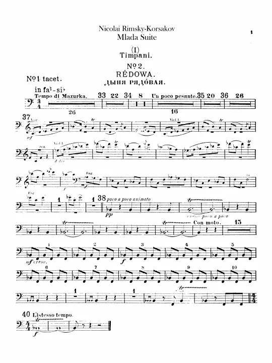 Timpani, Bass Drum/Cymbals, Triangle, Drum, Cymbals/Drum