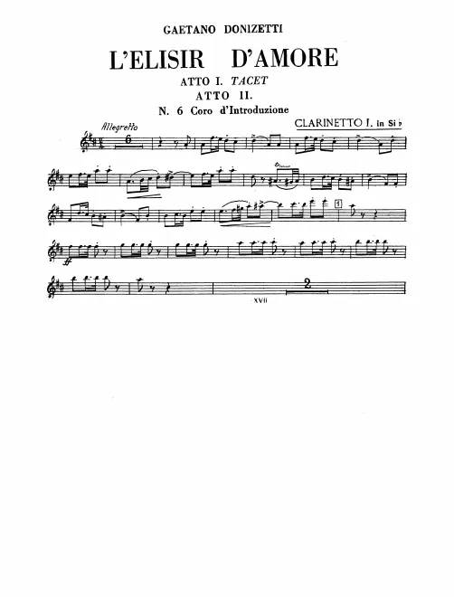 Clarinet 1 (B♭)