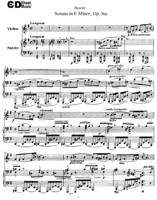 Complete Score and Part