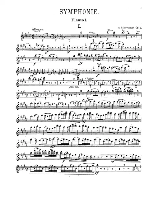 Flute 1, 2
