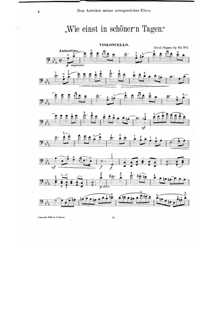 Cello Part
