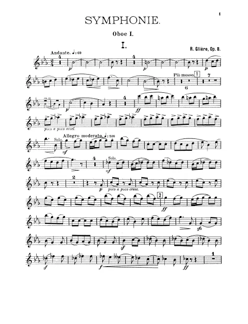 Oboe 1, 2