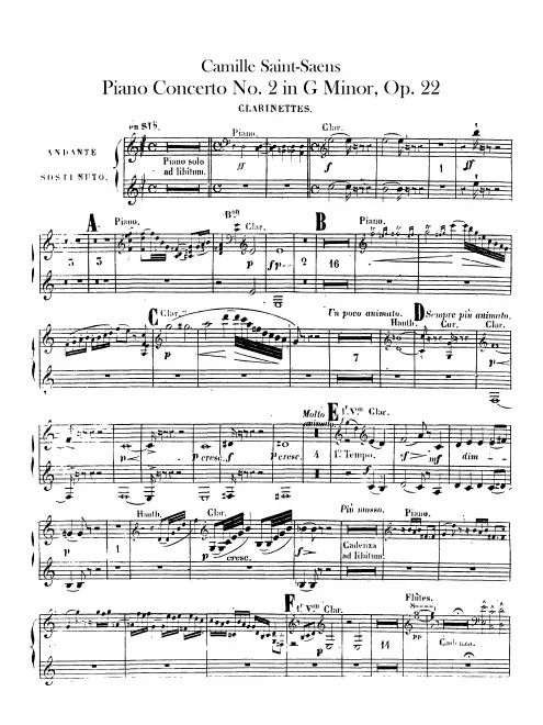 Clarinet 1/2 (B♭)