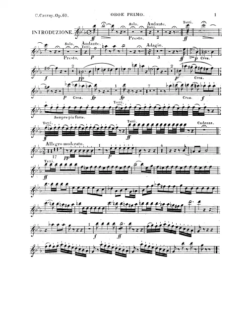Oboe 1, 2
